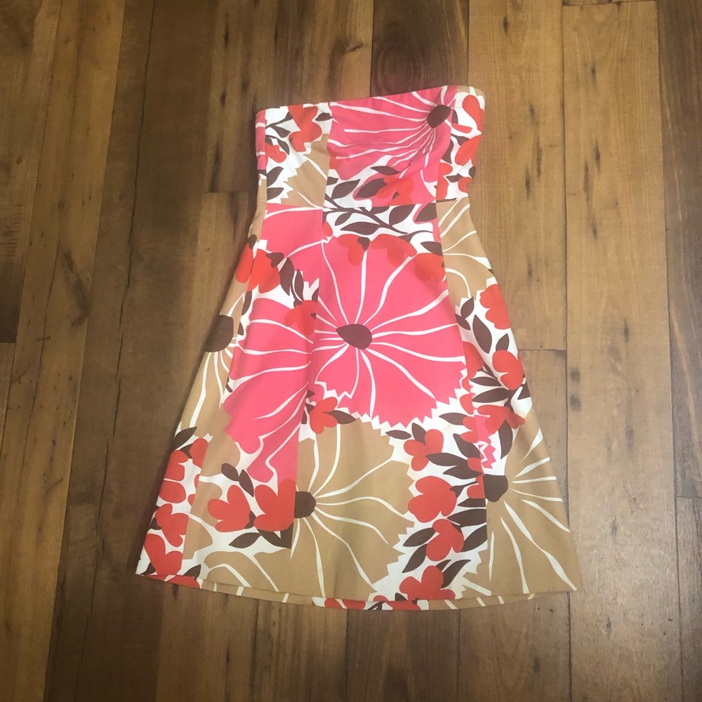 🌟HOST PICK!🌟 J. Crew Strapless floral dress!
